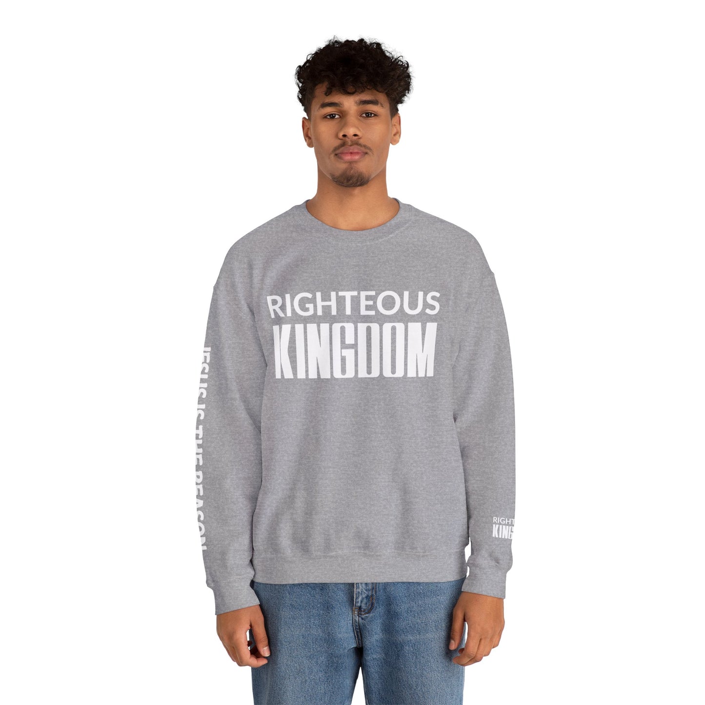 Jesus Is The Reason (Unisex Heavy Blend™ Crewneck Sweatshirt)