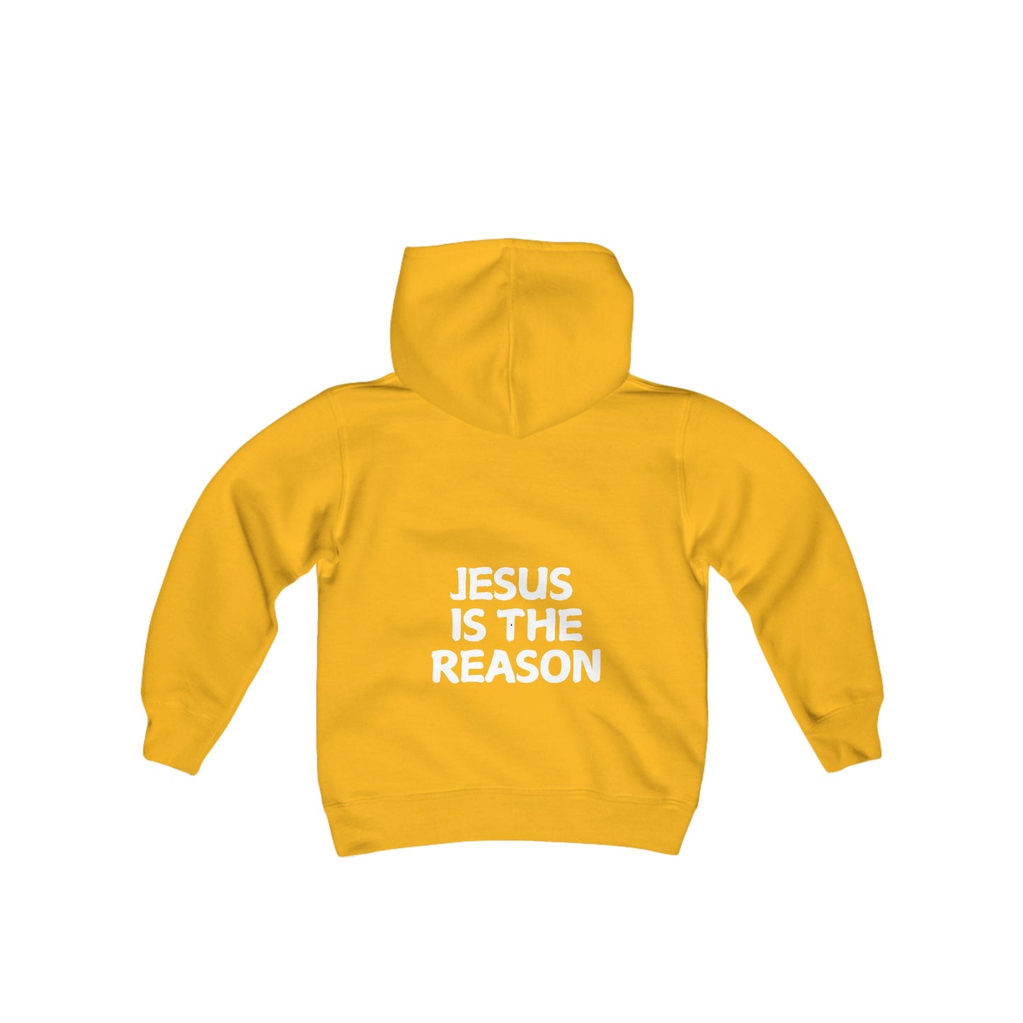 Jesus Is The Reason (Youth Heavy Blend Hooded Sweatshirt)