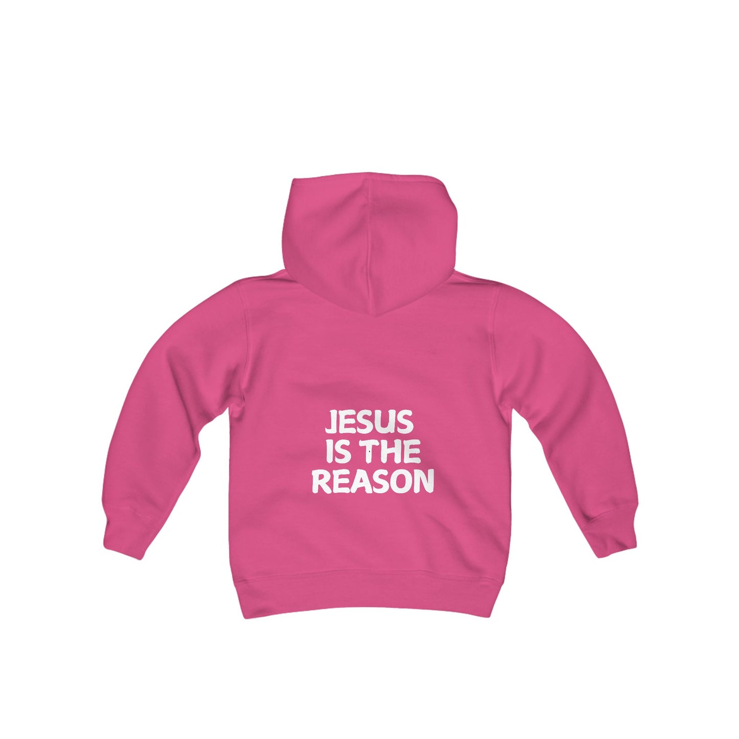 Jesus Is The Reason (Youth Heavy Blend Hooded Sweatshirt)