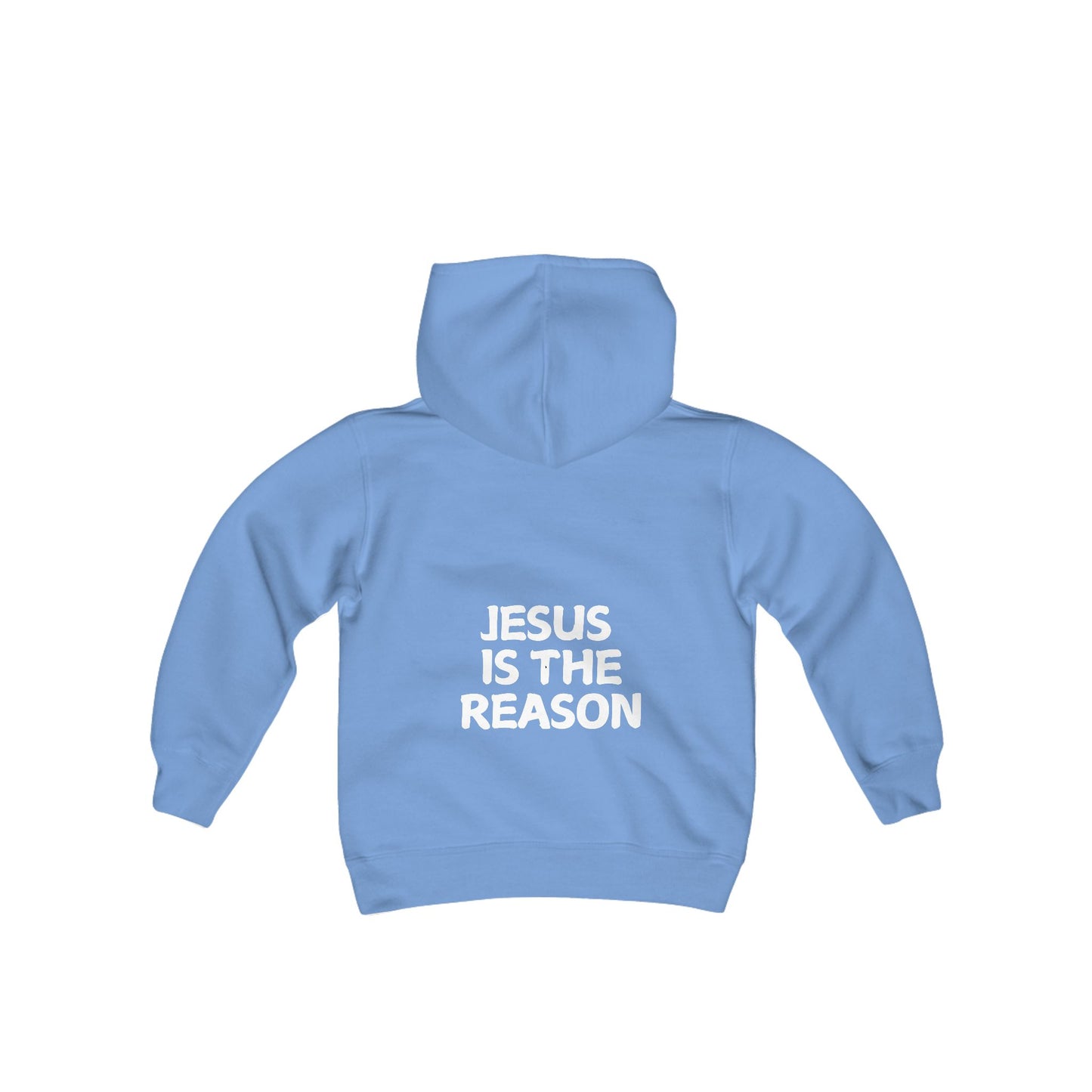 Jesus Is The Reason (Youth Heavy Blend Hooded Sweatshirt)