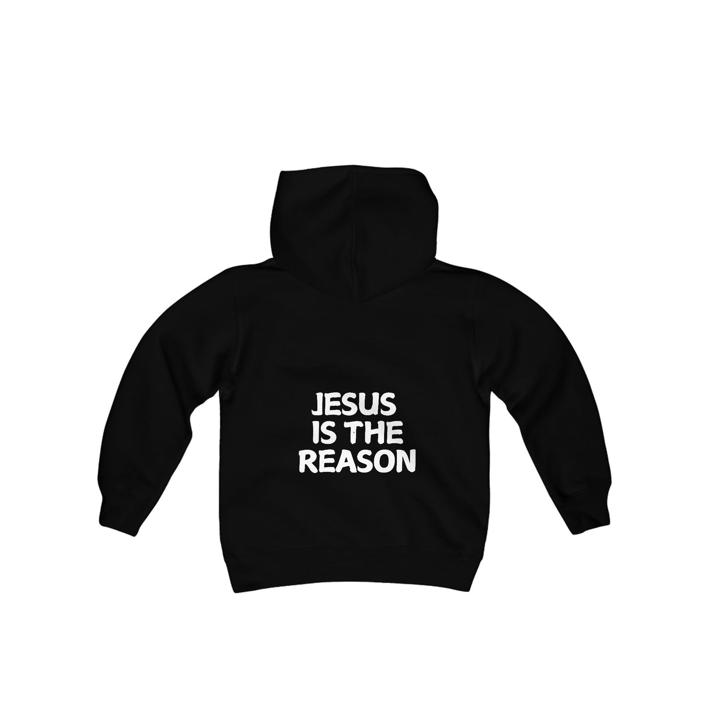 Jesus Is The Reason (Youth Heavy Blend Hooded Sweatshirt)