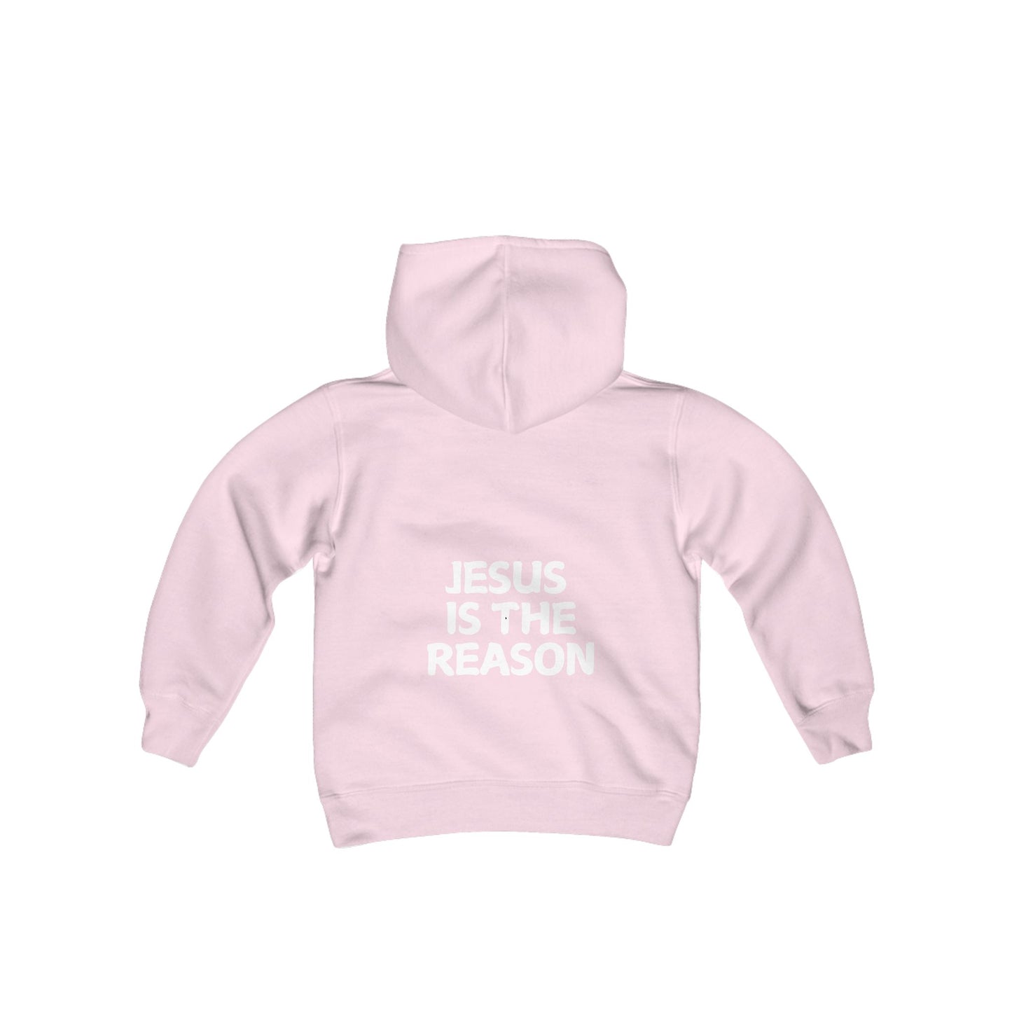 Jesus Is The Reason (Youth Heavy Blend Hooded Sweatshirt)