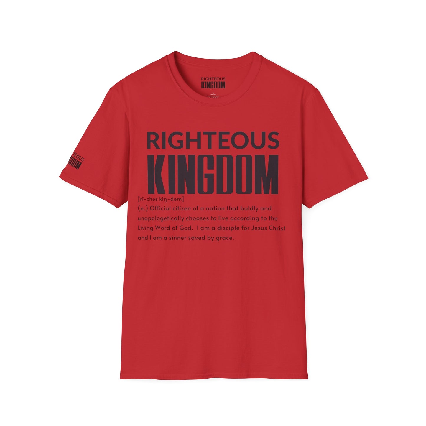 Righteous Kingdom Defined (Unisex Softstyle T-Shirt)