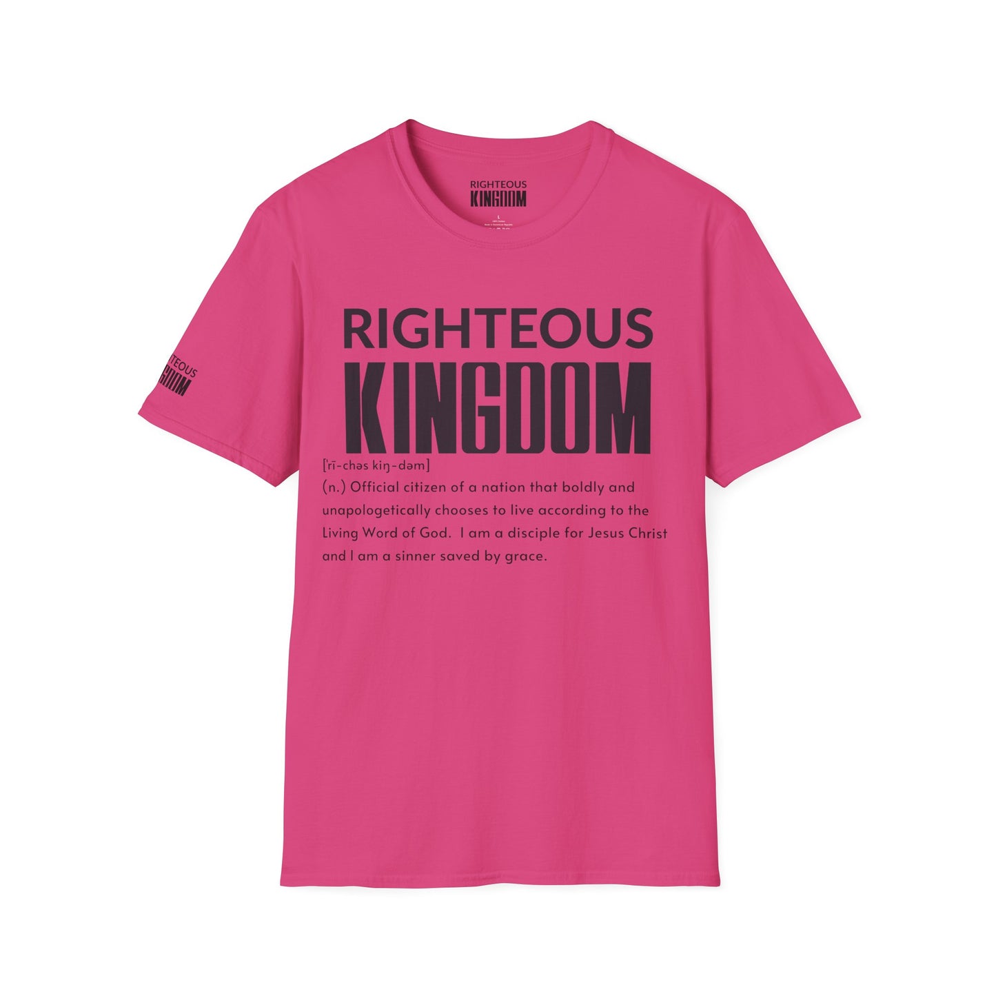 Righteous Kingdom Defined (Unisex Softstyle T-Shirt)