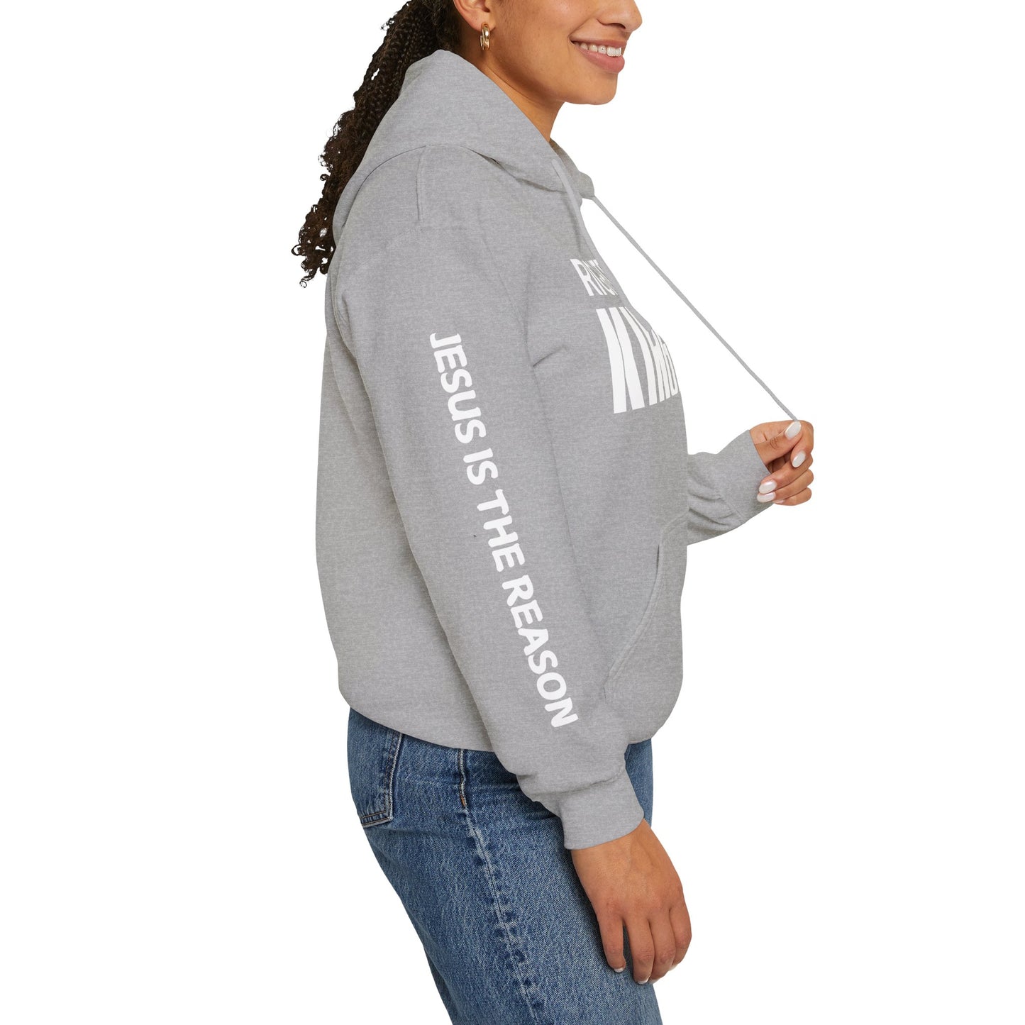 Jesus Is The Reason (Unisex Heavy Blend™ Hooded Sweatshirt)